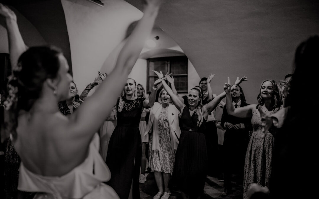 A wedding party like no other at Dalešice Brewery
