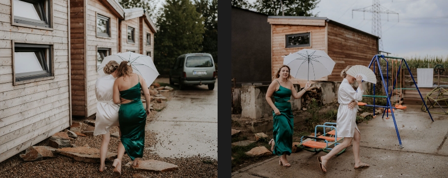 Svatební přípravy, Kostka v Poli.