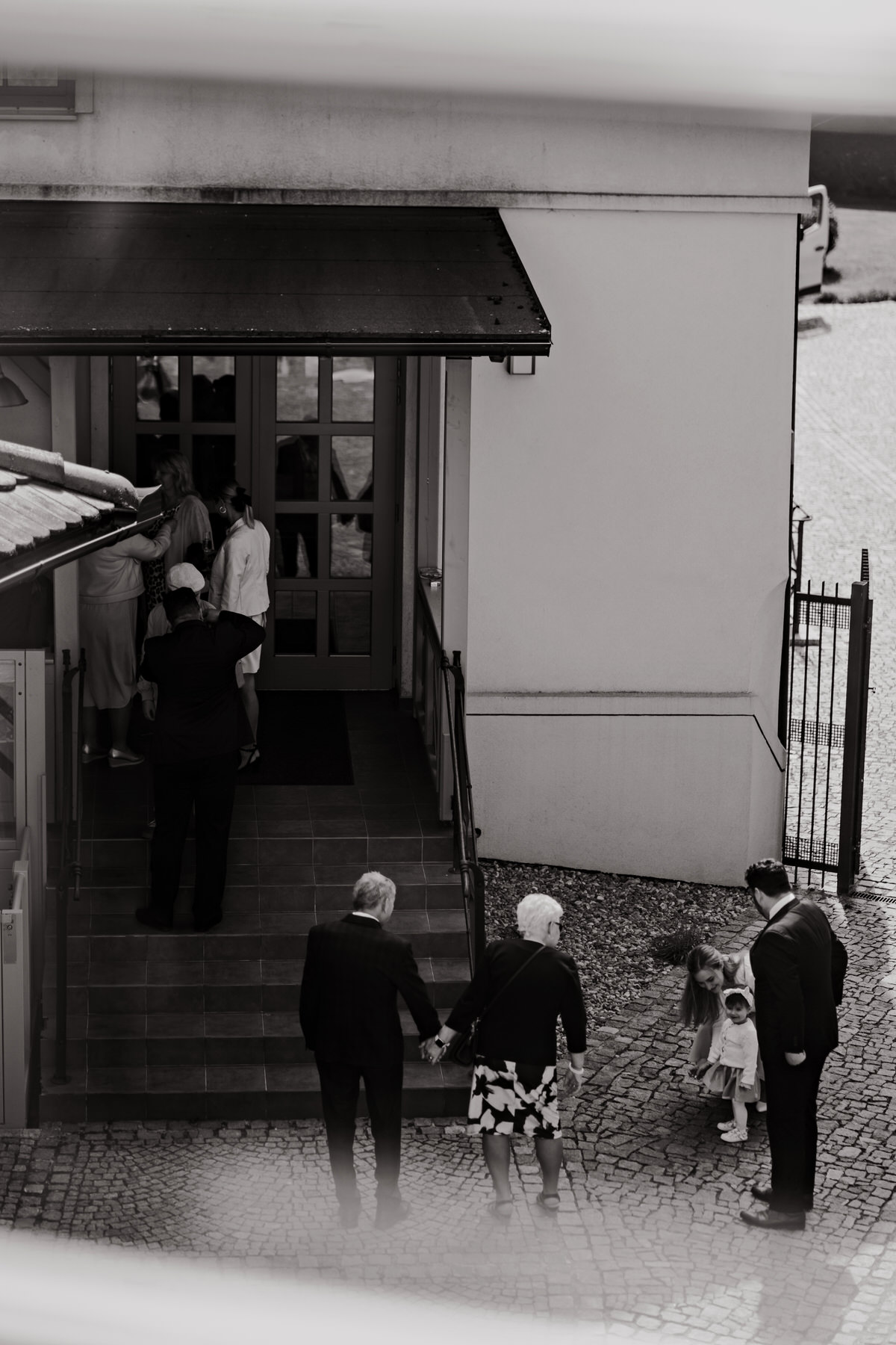 Wedding in South Moravia, a snapshot before the ceremony.