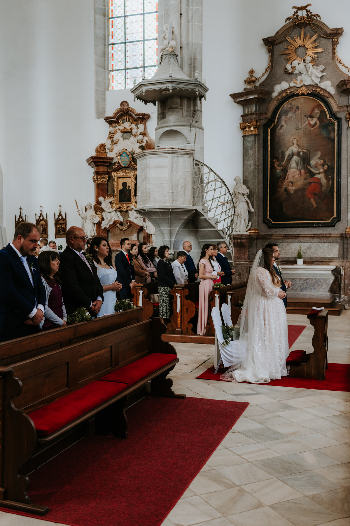 Church ceremony in Doubravník