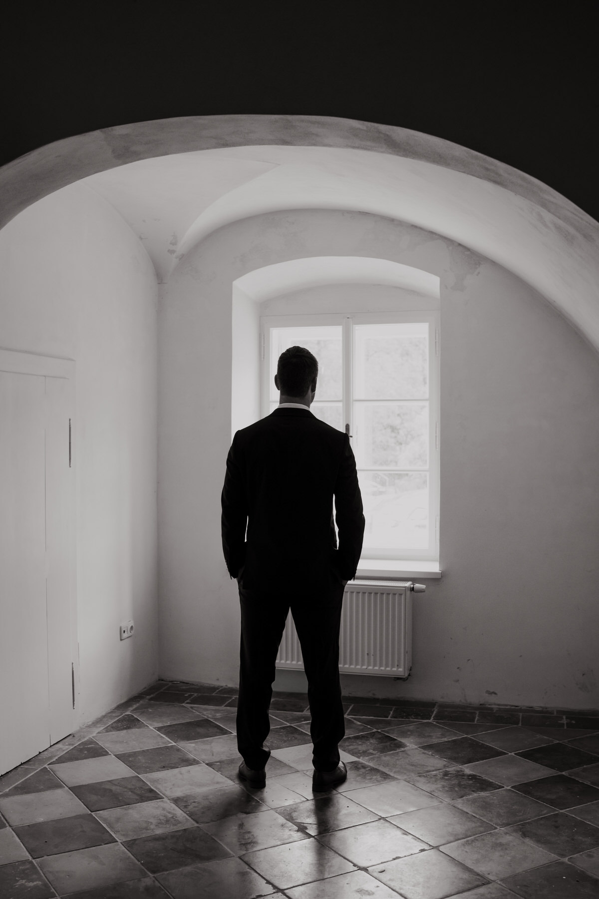 Parish Doubravník, The groom is waiting for the bride - first sight.