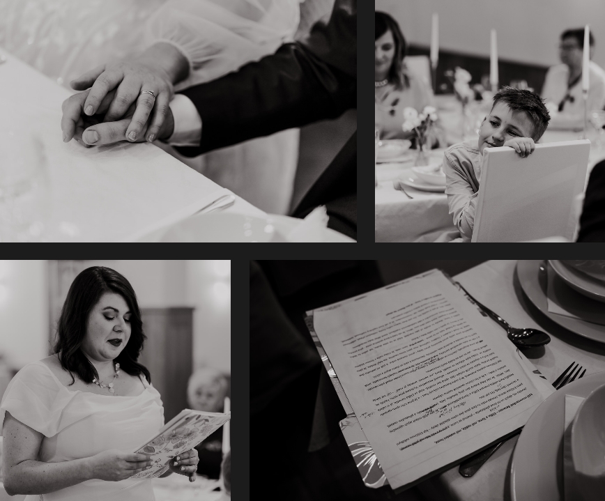Toast to the newlyweds - snapshots.
