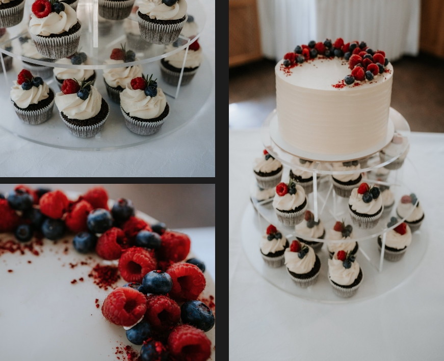An unconventional wedding cake from Kachna Dortuje.