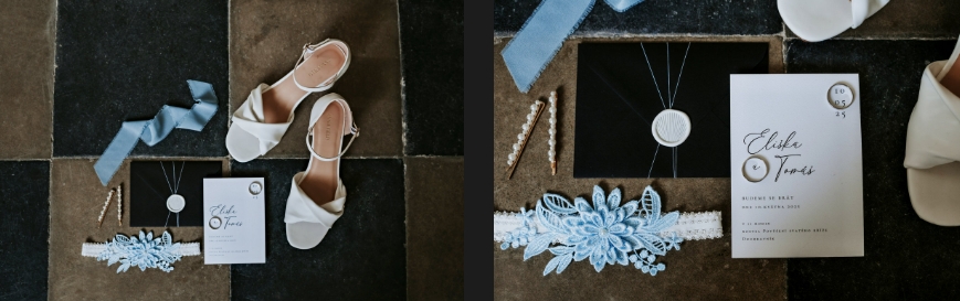 Wedding flatlay photo