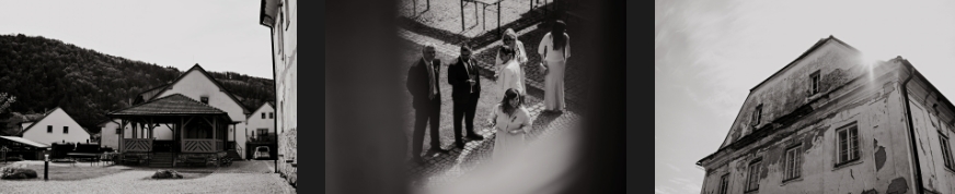 A snapshot of wedding guests before the ceremony.