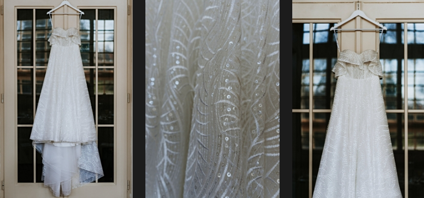 Wedding dress from the Caxa salon.