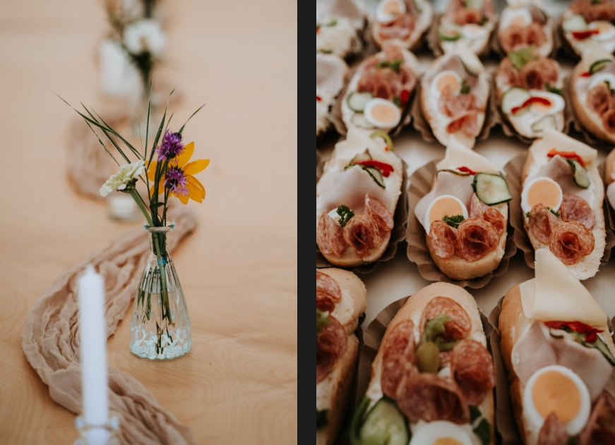 Wedding decoration details.