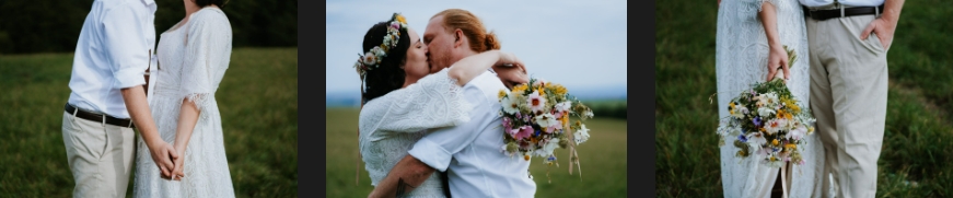 Details from the newlywed photo shoot.