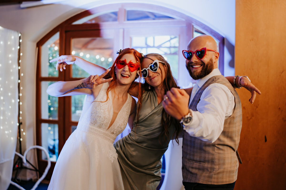 Wedding dance party.