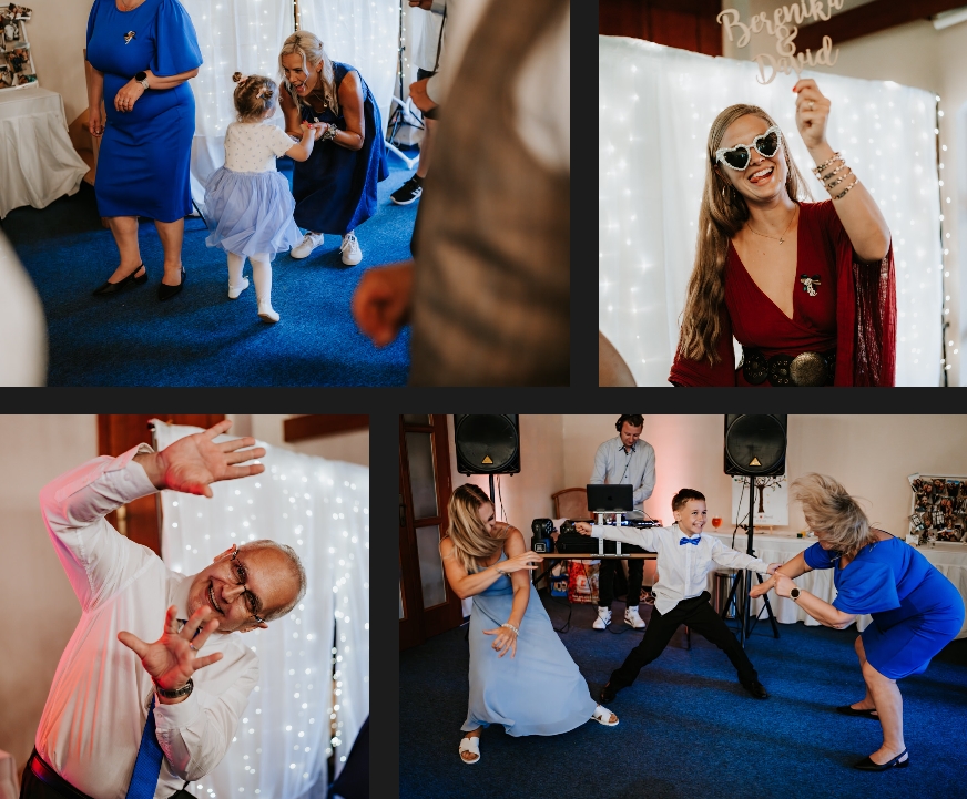 Guests are getting it on on the dance floor.