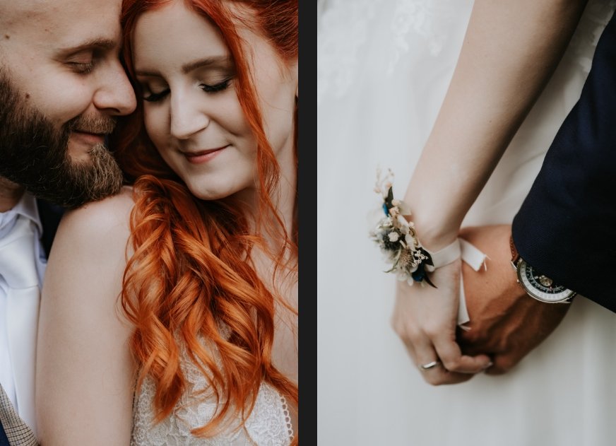 Newlywed photoshoot, details.