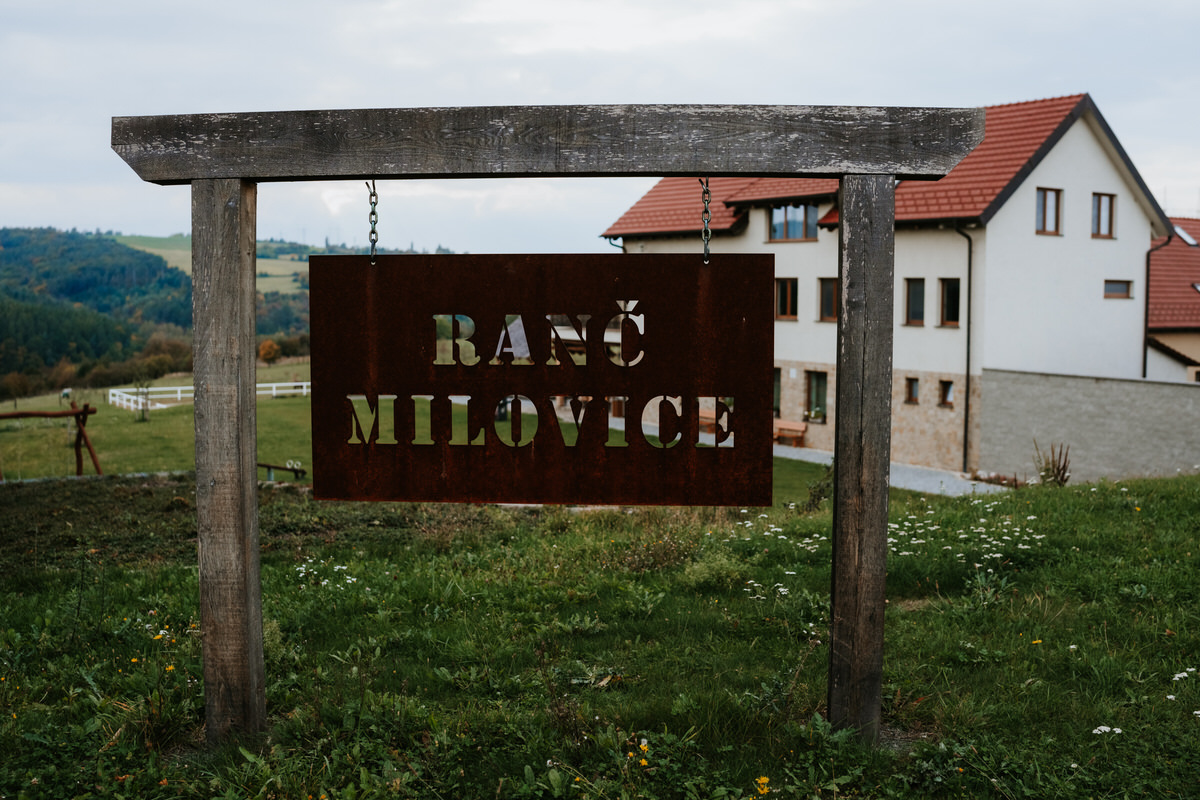 Ranč Milovice, foto svatebního místa.