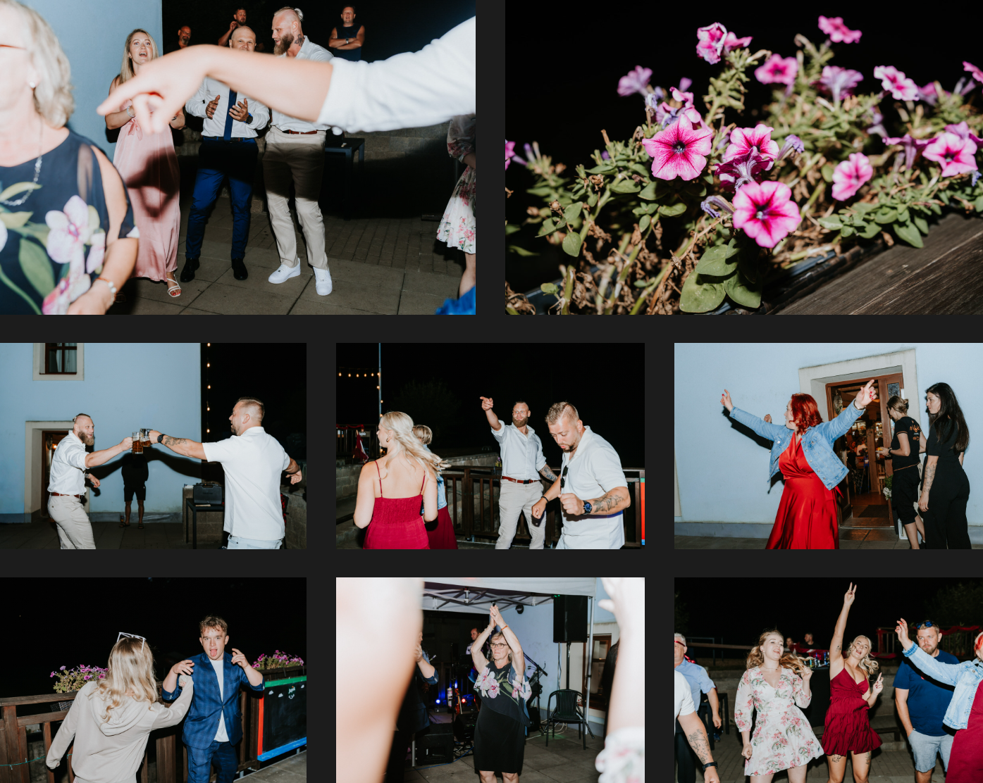 Bačalský mlýn - momentky ze svatební party.