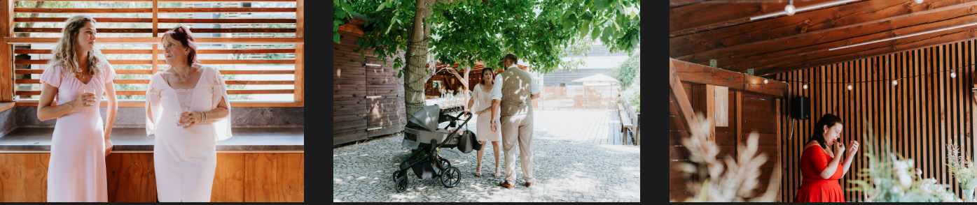 Momentky ze svatební hostiny.