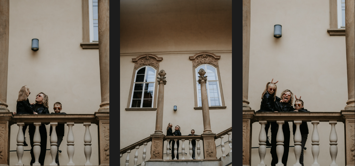 Focení rodiny na Nové radnici Brno.