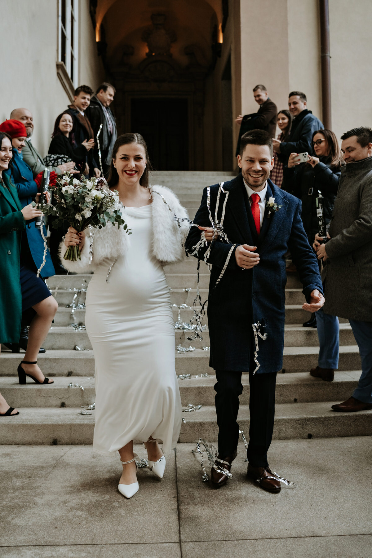 Nová radnice Brno, zimní mikrosvatba.
