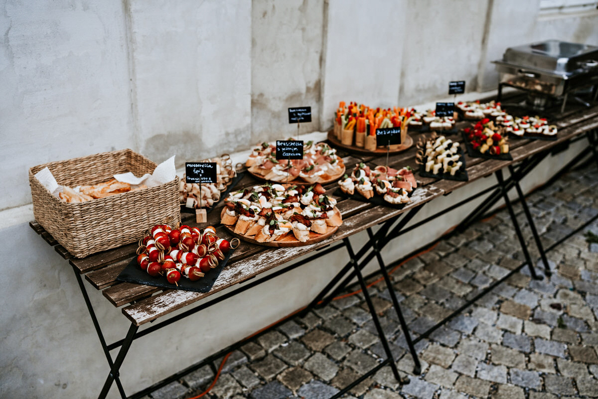 Svatební brunch.